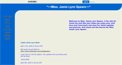 Desktop Screenshot of jamielynnfan.coolebrity.com