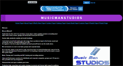 Desktop Screenshot of musicmanstudios.coolebrity.com
